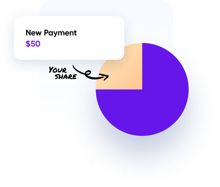 Payments are distributed